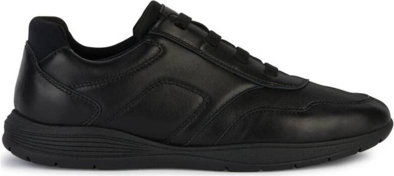 Geox Zwarte Sneakers voor Mannen Black Heren