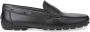 GEOX Heren Zwarte Herenschoenen Moner 2 Fit Moccasins - Thumbnail 2