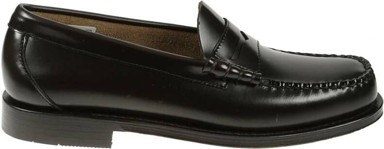 G.h. Bass & Co. Bruin Leren Heren Loafers Schoenen Black Heren