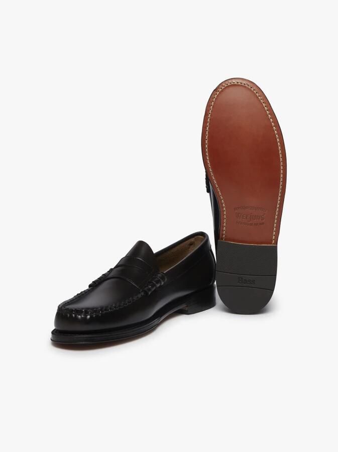 G.h. Bass & Co. Handgemaakte Larson Loafers met Glanzende Afwerking - Foto 3