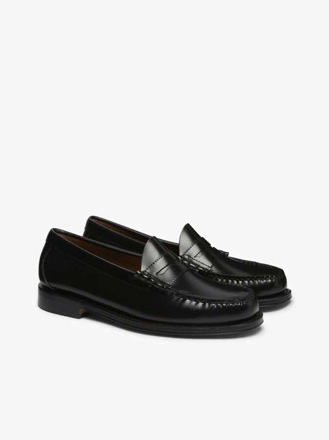 G.h. Bass & Co. Handgemaakte Leren Penny Loafers Black Heren - Foto 3