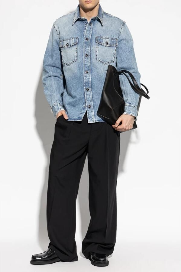 G.H. Bass & Co. Leren Loafers met Diamantgesneden Masker - Foto 3