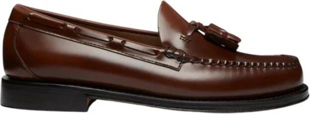 G.h. Bass & Co. Handgemaakte Bruin Leren Loafers