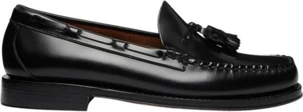 G.h. Bass & Co. Handgemaakte Bruin Leren Loafers met Kwastje