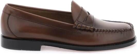 G.h. Bass & Co. Handgemaakte Leren Penny Loafers Brown Heren