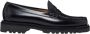G.h. Bass & Co. Zwarte leren Penny Loafers Herfst Winter 2024 Black Heren - Thumbnail 1