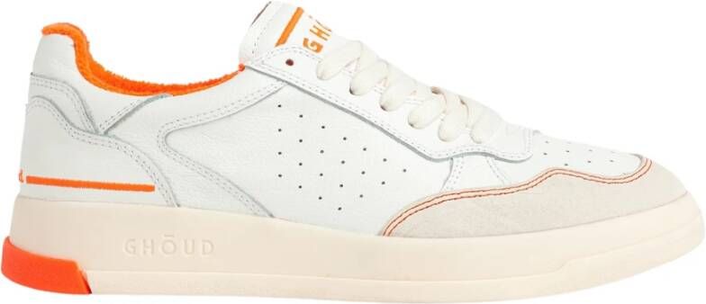 Ghoud Eigentijdse wit oranje hardloopschoenen