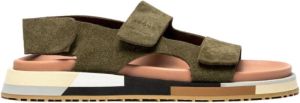 Ghoud Flat Sandals Groen Dames