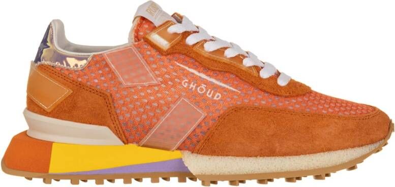 Ghoud Schoenen Oranje Suede Rush groove sneakers oranje - Foto 2