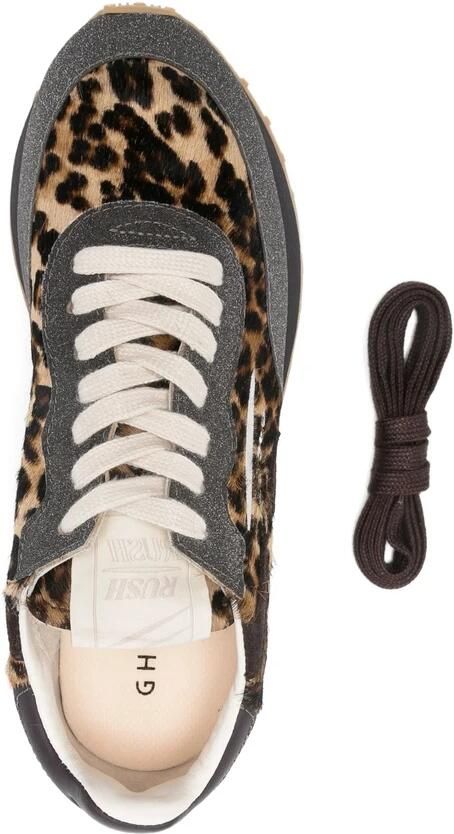 Ghoud Dierenprint Glitter Veterschoenen