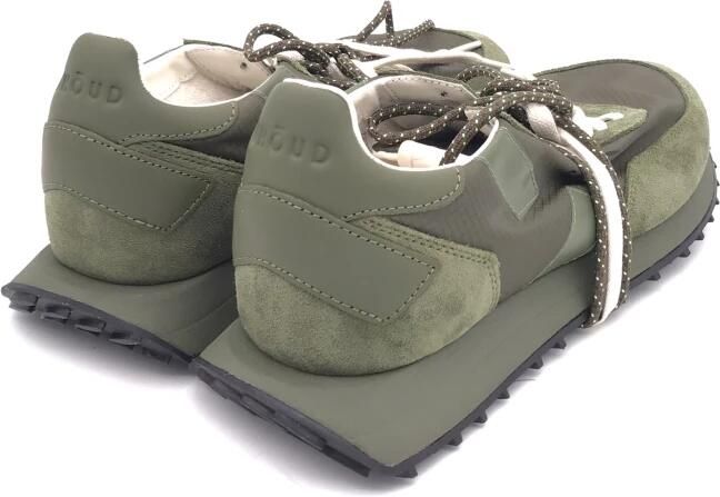 Ghoud Militair Groene Sneakers Hedendaags Ontwerp