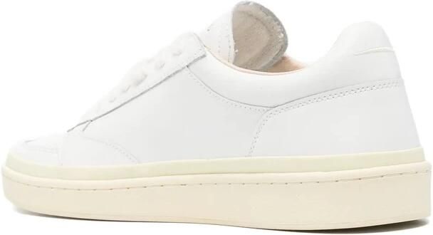 Ghoud Witte Veterschoenen met Rubberen Zool