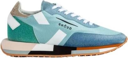 Ghoud Glitter Suede Mode Trainers Blue Dames