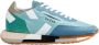 Ghoud Glitter Suede Trainers Blue Dames - Thumbnail 1