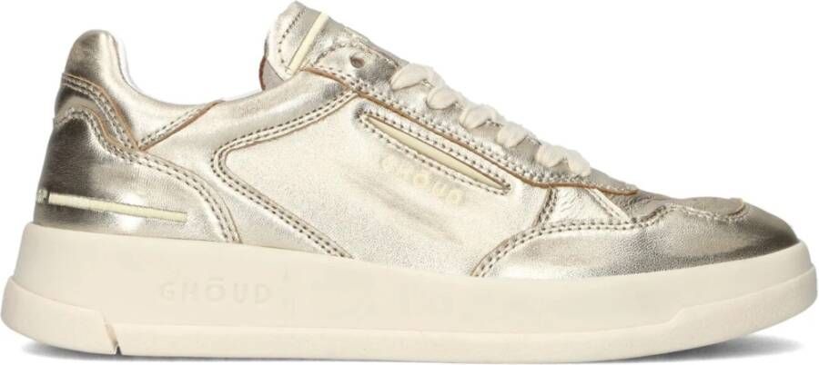 Ghoud Gouden lage damessneakers