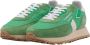 Ghoud Groene Leren Mesh Sneakers Groen Dames - Thumbnail 1