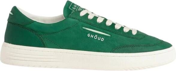 Ghoud Groene leren sneakers Michel Noel
