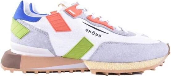 Ghoud Kleurrijke Rush Sneakers Wit Heren