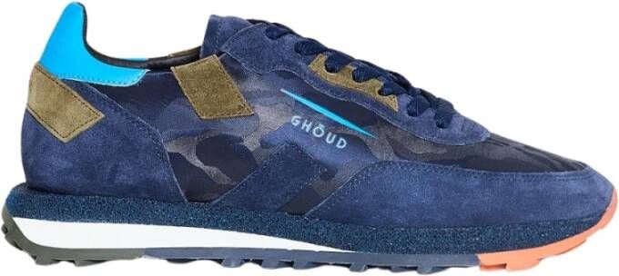 Ghoud Lage Camo Sneakers Blue Heren
