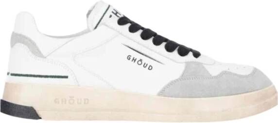 Ghoud Witte Leren Sneakers Ls02 White Heren