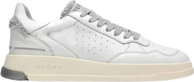 Ghoud Lage Leren Spons Sneakers White Dames