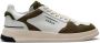 Ghoud Witte leren sneakers met groene accenten Bruin Heren - Thumbnail 1