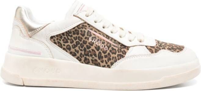 Ghoud Leopard Print Chunky Sole Sneakers