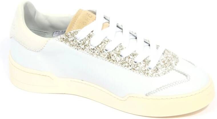 Ghoud Leren Glitter Low-Top Sneakers