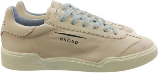 Ghoud LOB 01 Lage Leren Sneakers Beige Heren