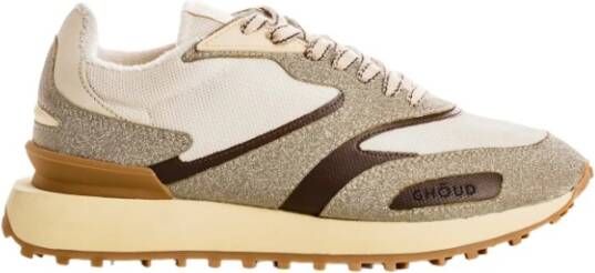 Ghoud Rush One Leren Basket Sneakers Brown Dames
