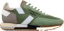 Ghoud Glitter Suede Trainers Green Dames - Thumbnail 1