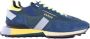Ghoud Geometrische Mesh Sneakers met Leren Details - Thumbnail 1