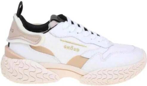 Ghoud Witte Leren en Stoffen Sneakers White Dames