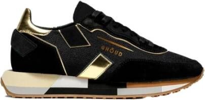 Ghoud Geborduurde Logo Rush Groove Sneakers Zwart Dames - Foto 2