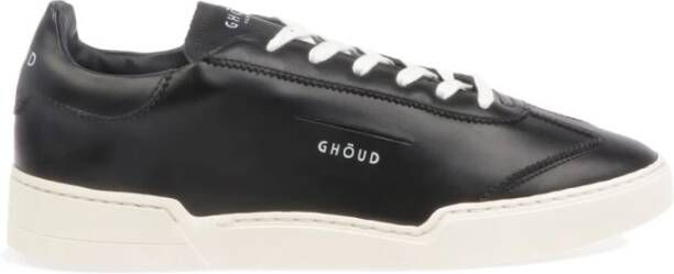 Ghoud Lage witte sneakers met zwarte hiel White Heren