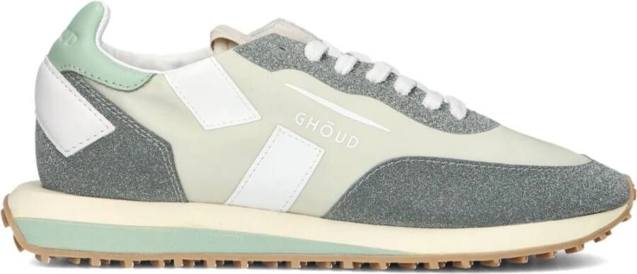 GHOUD Lage Sneakers Dames Starlight Multi Low Textiel Groen