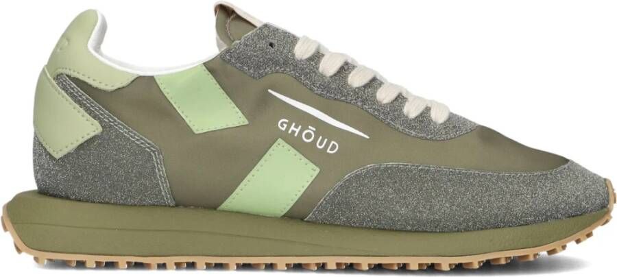 GHOUD Lage Sneakers Dames Starlight Multi Low Maat: 42 Materiaal: Leer Kleur: Groen - Foto 1