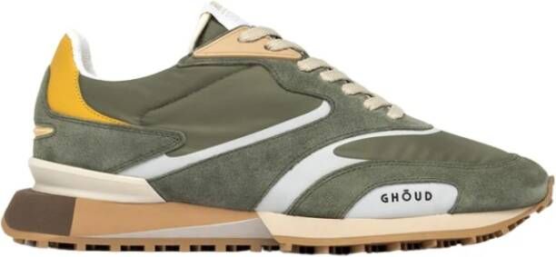 Ghoud Stijlvolle Groove Sneakers Green Heren