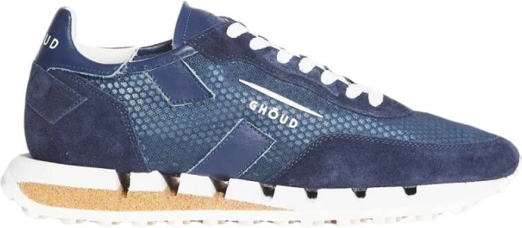 Ghoud Stijlvolle Teeth Low Sneakers Blue Heren