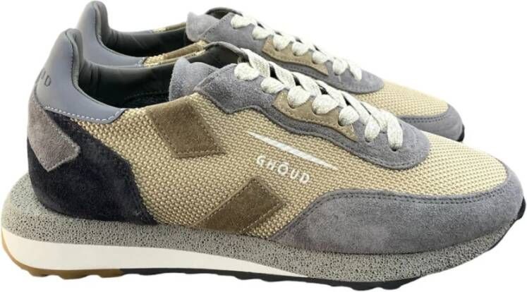 Ghoud Tricolor Low Man Sneakers Grijs Heren