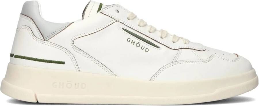 GHOUD Lage Sneakers Dames Tweener Low D Maat: 46 Materiaal: Leer Kleur: Wit