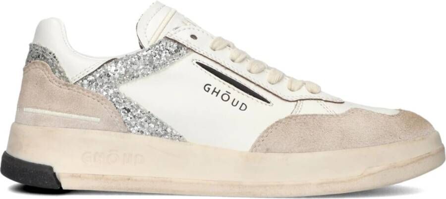 Ghoud Witte Lage Geborstelde Sneakers Dames Multicolor Dames - Foto 2