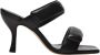 Gia Borghini 80 mm twee riemen sandalen Zwart Dames - Thumbnail 1