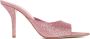 Gia Borghini Donkerroze Glitter Muiltjes Pink Dames - Thumbnail 1