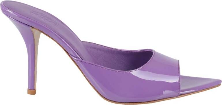 Gia Borghini Elegante Pointed Toe Mule Schoenen Purple Dames