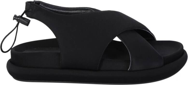 Gia Borghini Flat Sandals Zwart Dames