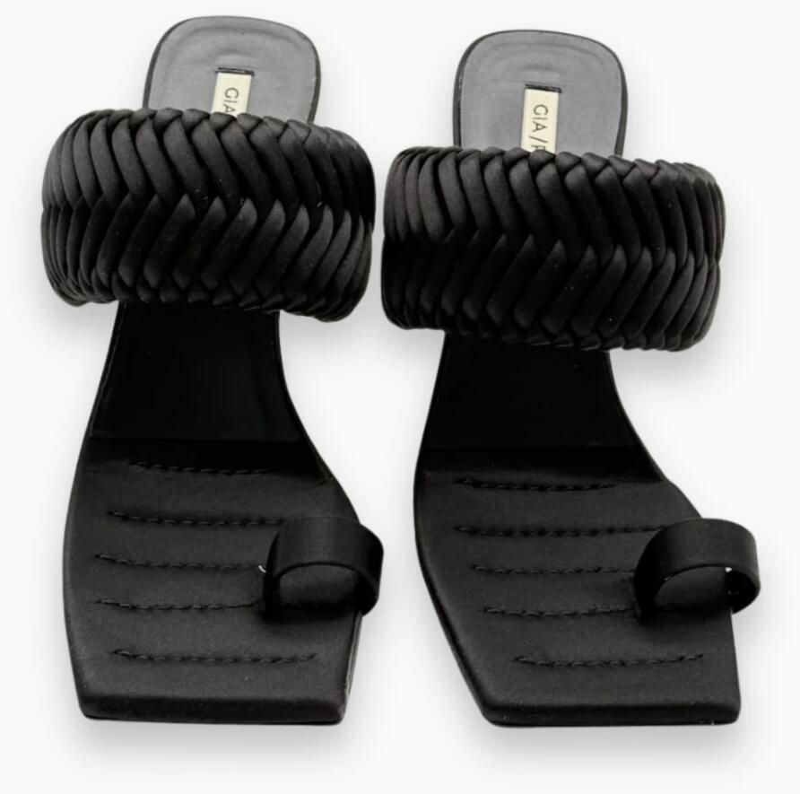 Gia Borghini Rosie Satijnen Sandalen - Foto 2