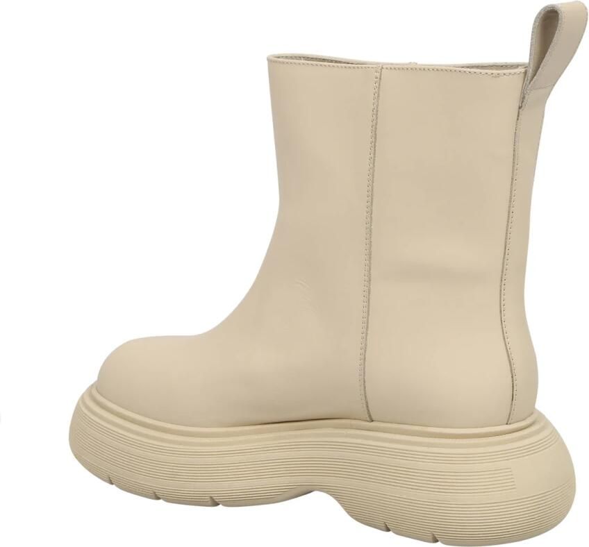 Gia Borghini Stijlvolle Beige Enkellaarsjes voor Dames Beige Dames