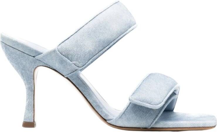 Gia Borghini Heeled Mules Blauw Dames