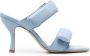 Gia Borghini Blauwe Leren Muiltjes Lage Hakken - Thumbnail 1